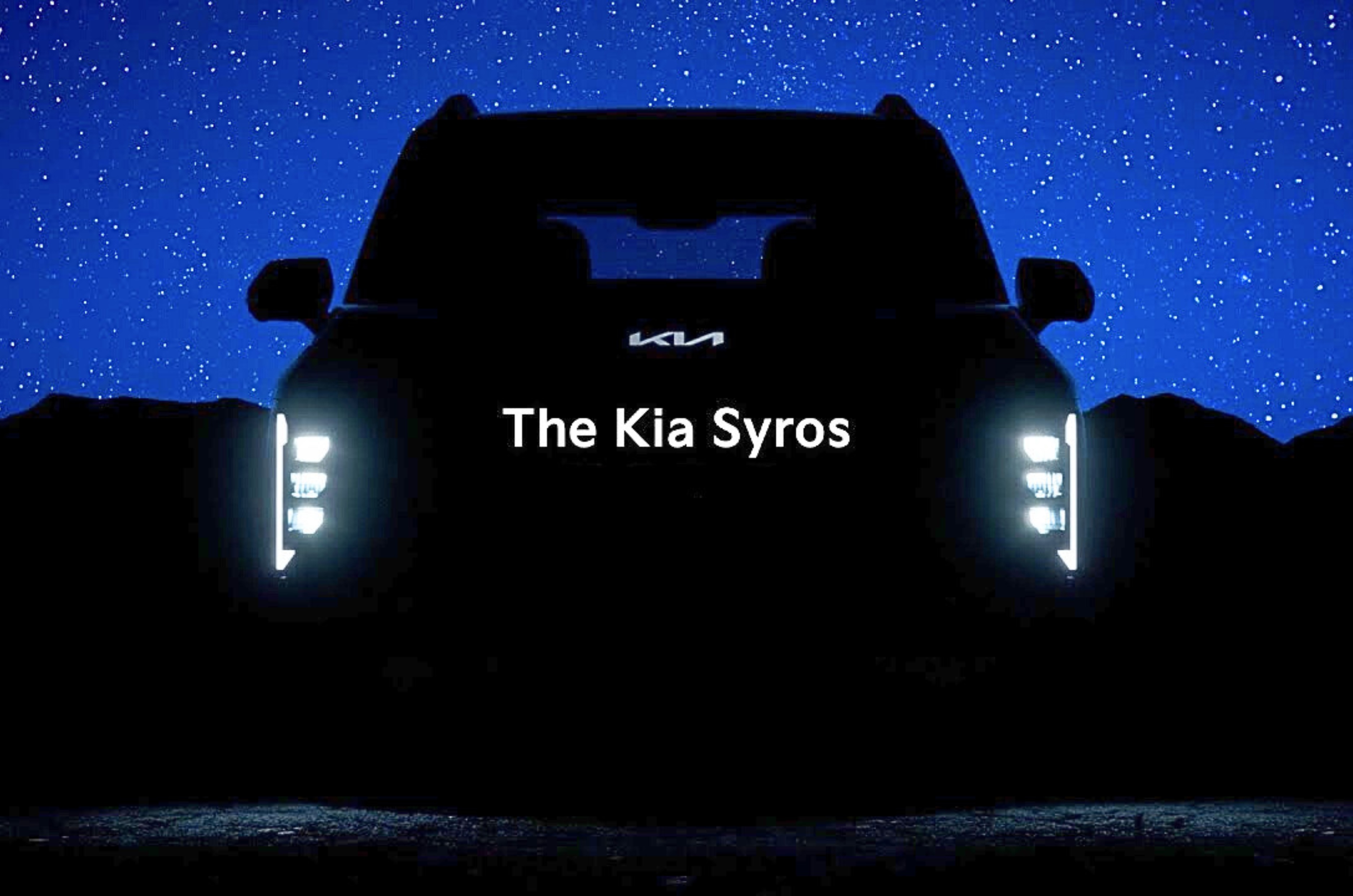 Kia Syros front end design 